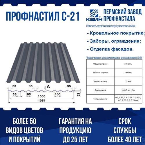 Профнастил С21